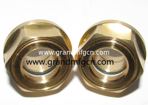 M16X1.5 M20X1.5 M22X1.5 Dome-shaped oil level gauge observe sight glass with clear sight window custom available