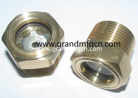 3/8 INCH MNPT thread Positioners oil level indicator observe Dome Oil Level Bubble sight glass gauge with clear glass