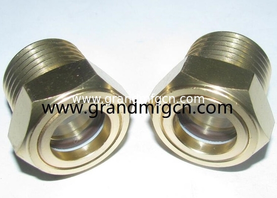 NPT thread 3/8&quot; 1/2&quot; 3/4&quot; 1,1/4&quot; Compressor Oil Sight Glass Level Monitor Oil Gas Fuel Tank Site Plug Oil leve gauge