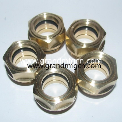NPT thread 3/8&quot; 1/2&quot; 3/4&quot; 1,1/4&quot; Compressor Oil Sight Glass Level Monitor Oil Gas Fuel Tank Site Plug Oil leve gauge