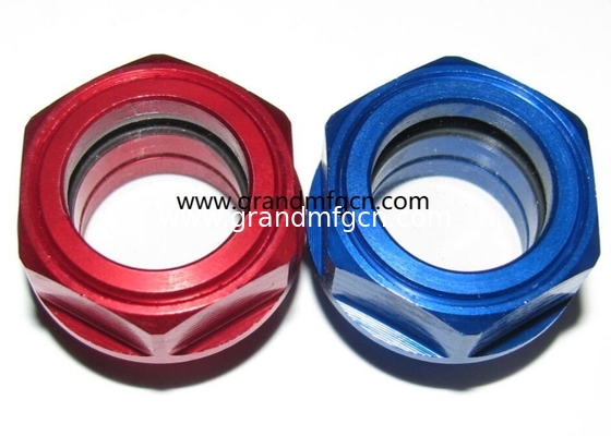 G3/8”G1/4&quot; G1/2&quot; G1&quot; BSP Air compressor milled hex aluminum oil level sight indicator oil sight glass oil level gauge