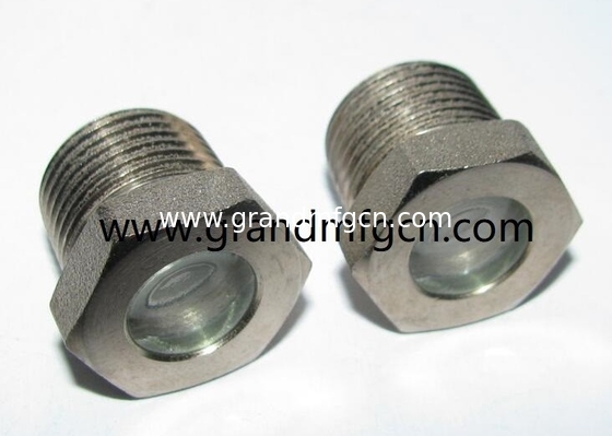 NPT1 1/ 2&quot; BITZER refrigeration fused steel sight glass with reflector fused sight window sight glass manufacturer China