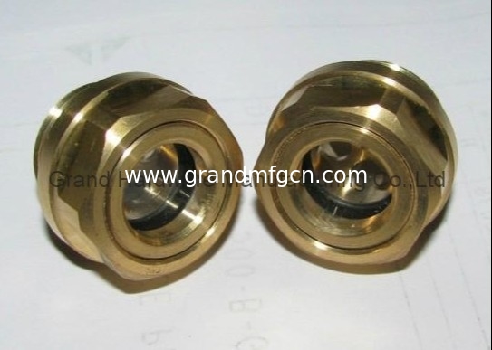 Air compressors Speed reducers Metric Thread Brass Oil Sight Glass M16X1.5 M22X1.5 M18X1.5